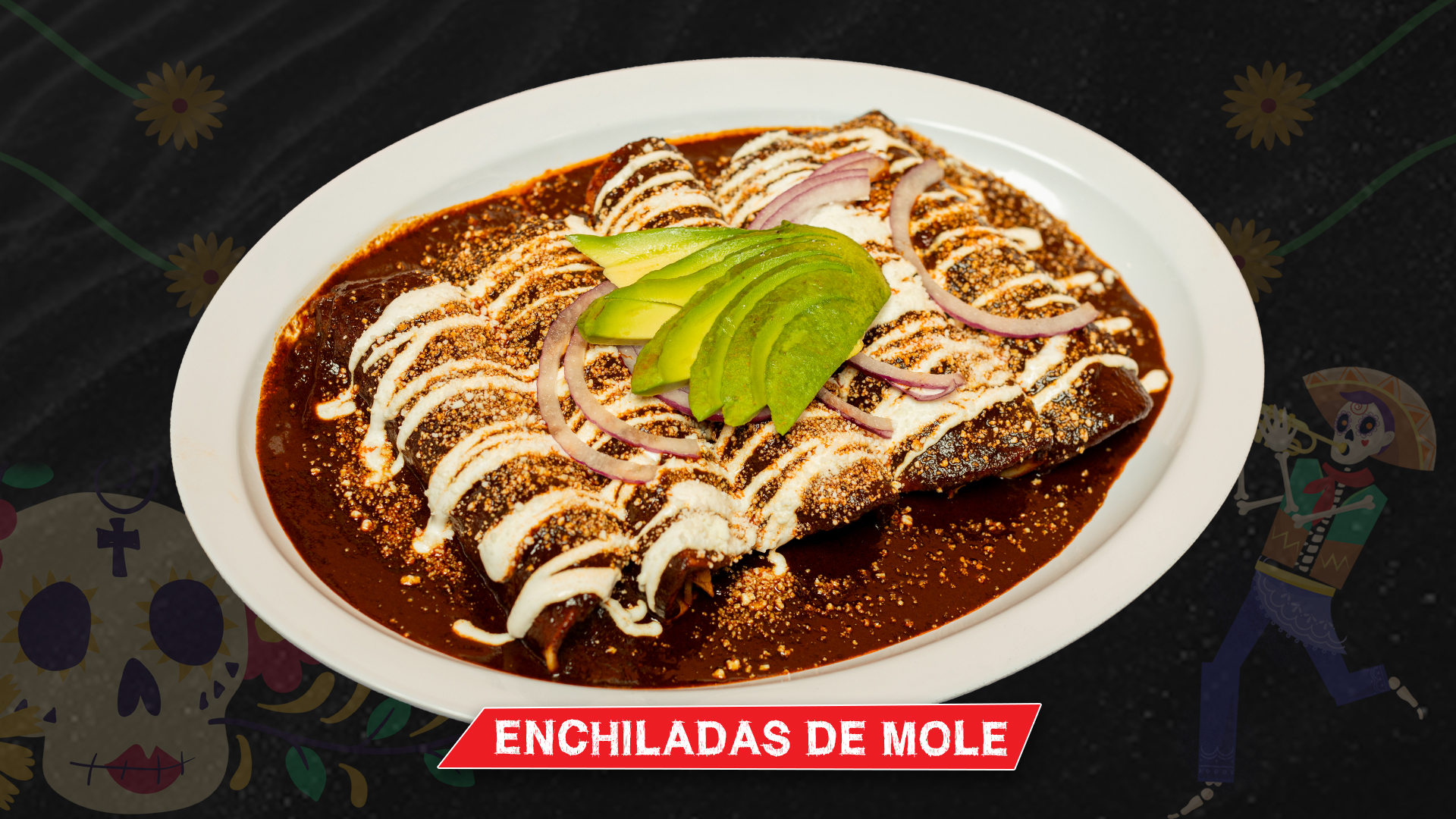Enchiladas de Mole